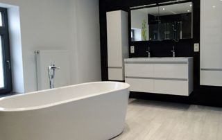salle de bain rénovée et moderne